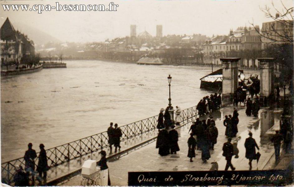 Quai de Strasbourg - 21 janvier 1910